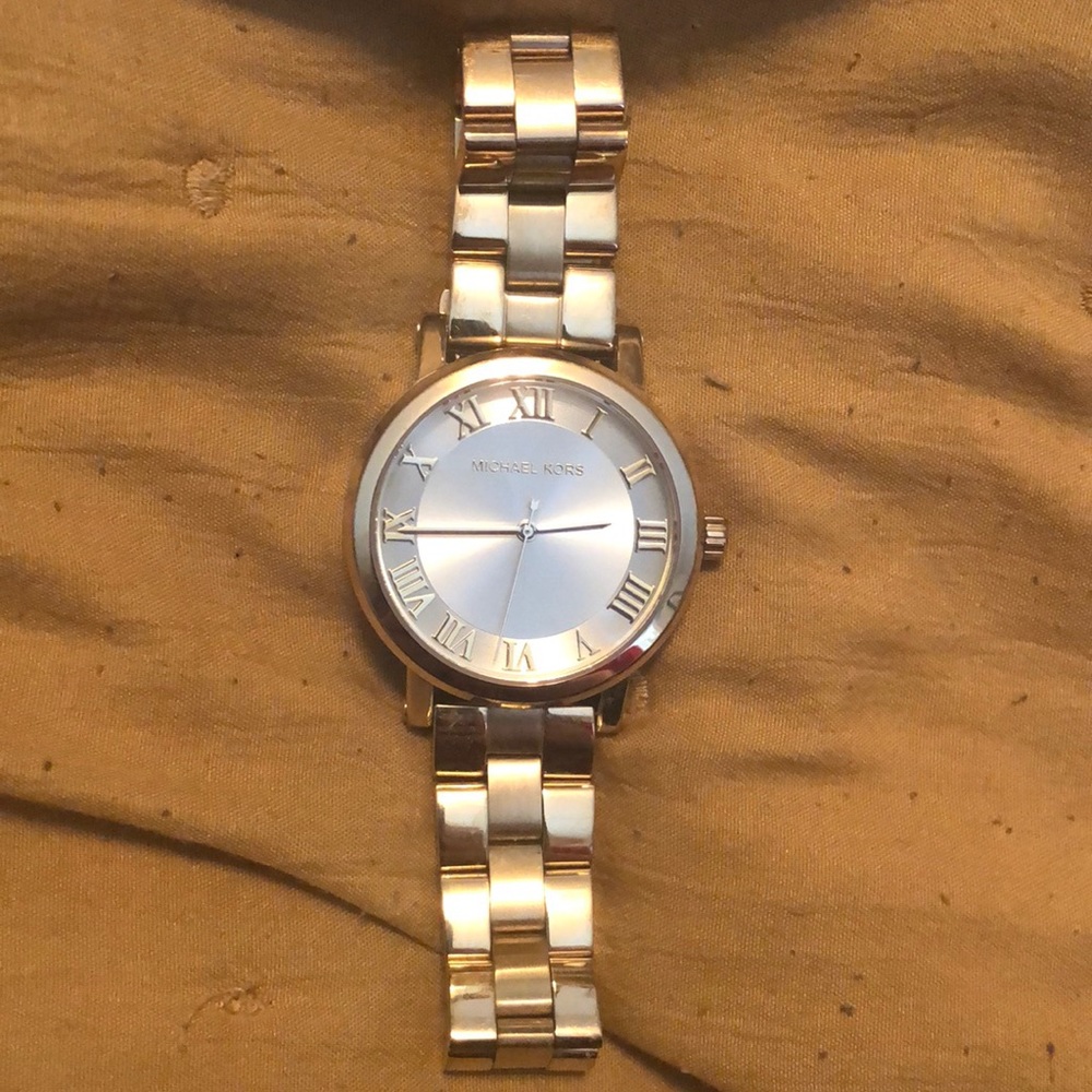 Michael Kors Gold tone stainless steel watch